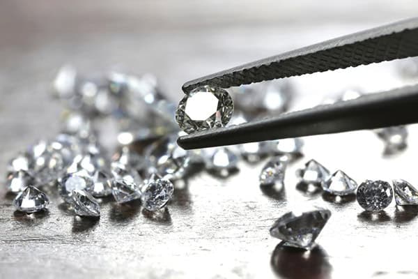 The Speed of Light Slows Down in Diamonds illustration